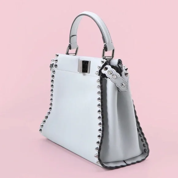 Fendi Nappa Micro Studded Mini Peekaboo - Picture 4 of 15